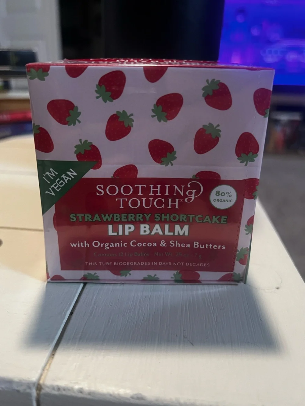 Strawberry Shortcake Lip Balm - Strawberry (12pc)
